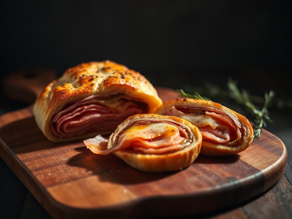 Ham & Swiss Stromboli