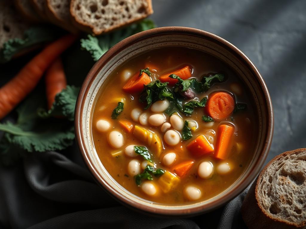 Hearty White Bean Vegetable Soup